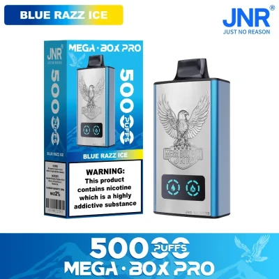 JNR Mega Box Pro 50K Blue Razz Ice | 50000 Puffs Disposable Vape
